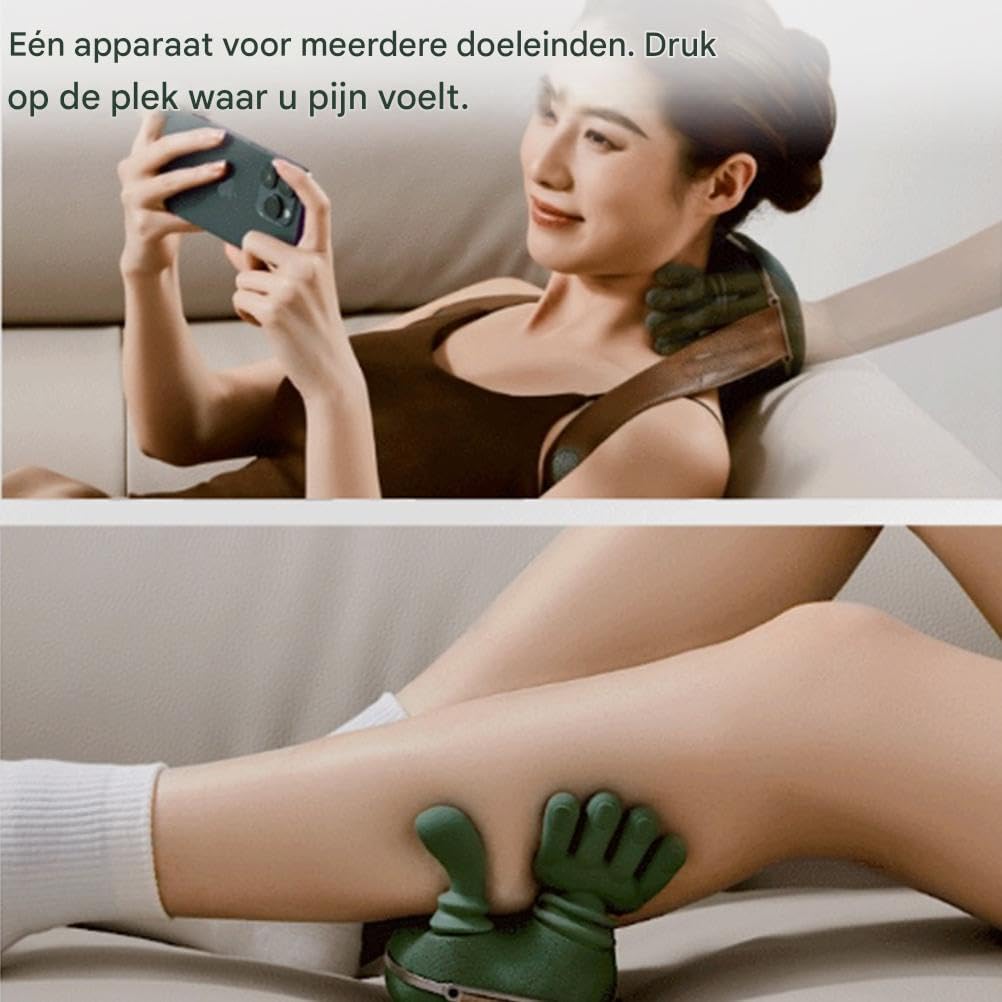 Draagbare Shiatsu Nekmassager