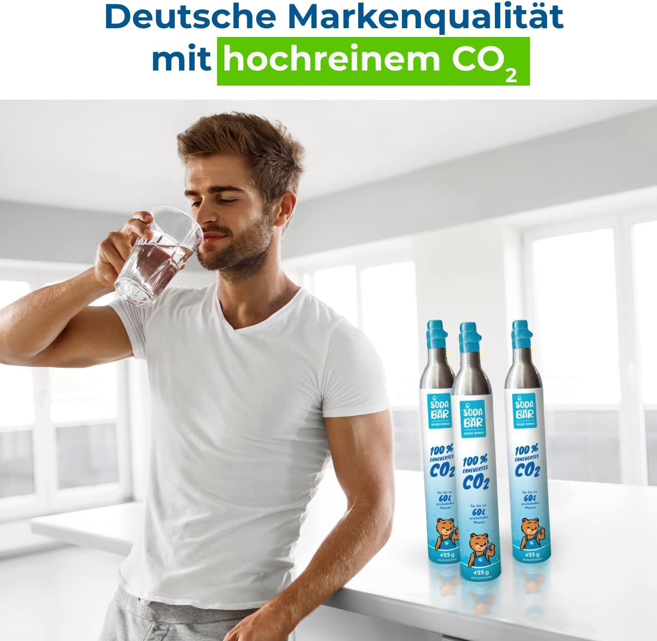 Handige CO2-cilinders voor bruiswater