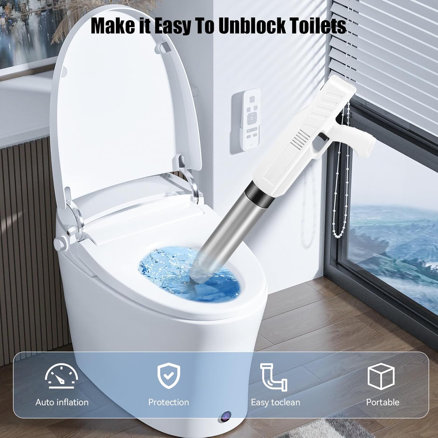 Krachtige Ontstopper voor Toiletten