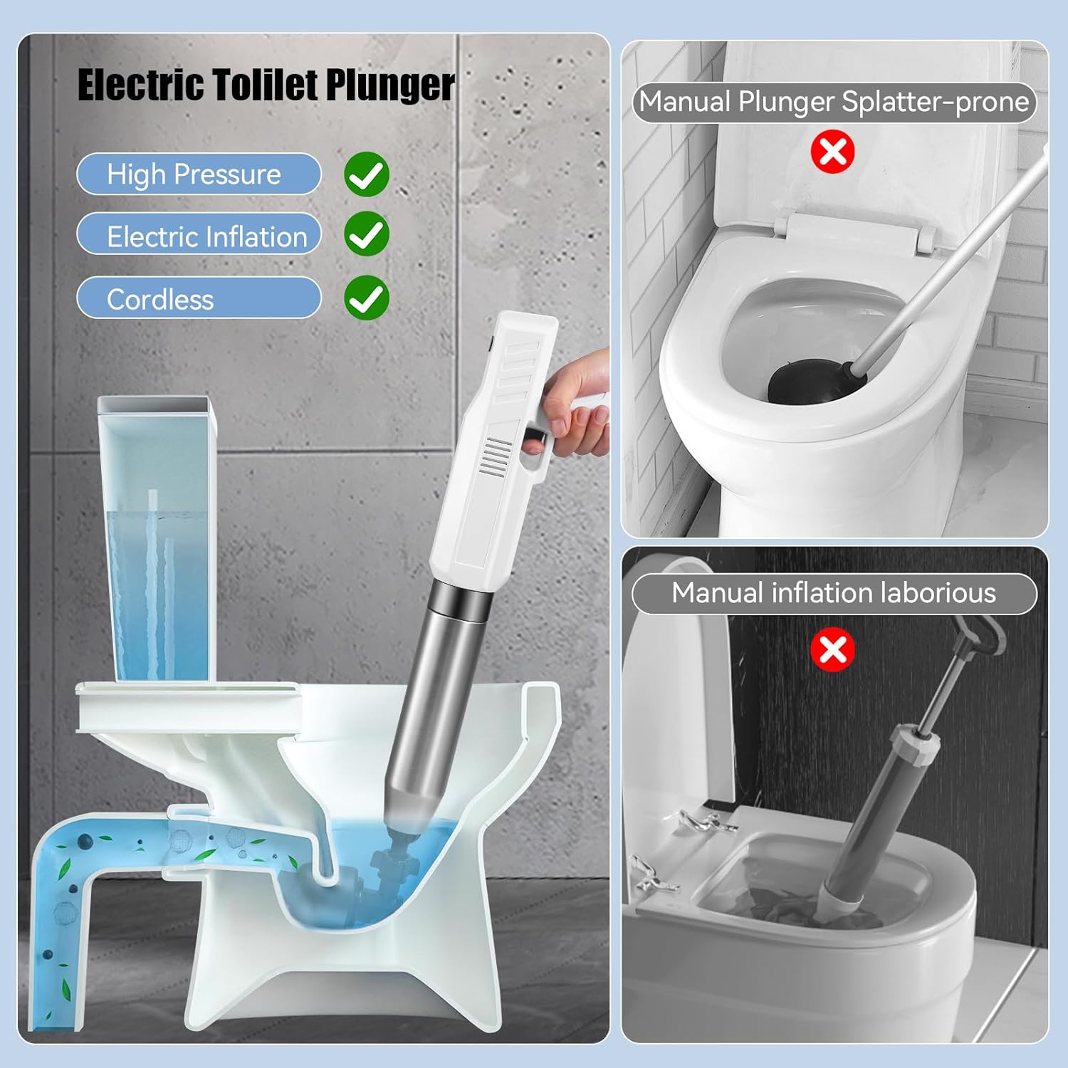 Krachtige Ontstopper voor Toiletten